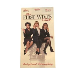 3 for $30‎ The First Wives Club VHS, Vintage, 1996